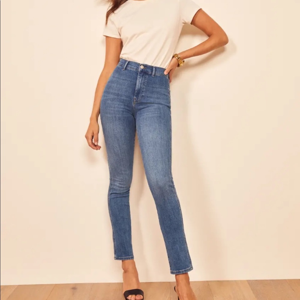 Reformation High Rise Skinny May denim